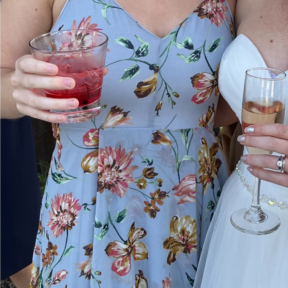 Dress Forum Blue Floral Dress